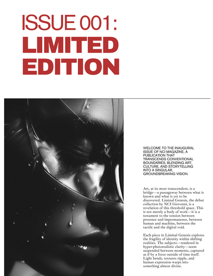 NCI: The Mag — "Liminal Genesis" | 24-Page Limited Edition Print